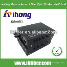 10 / 100M fibra óptica Media Converter multimodo dupla fibra ST porta